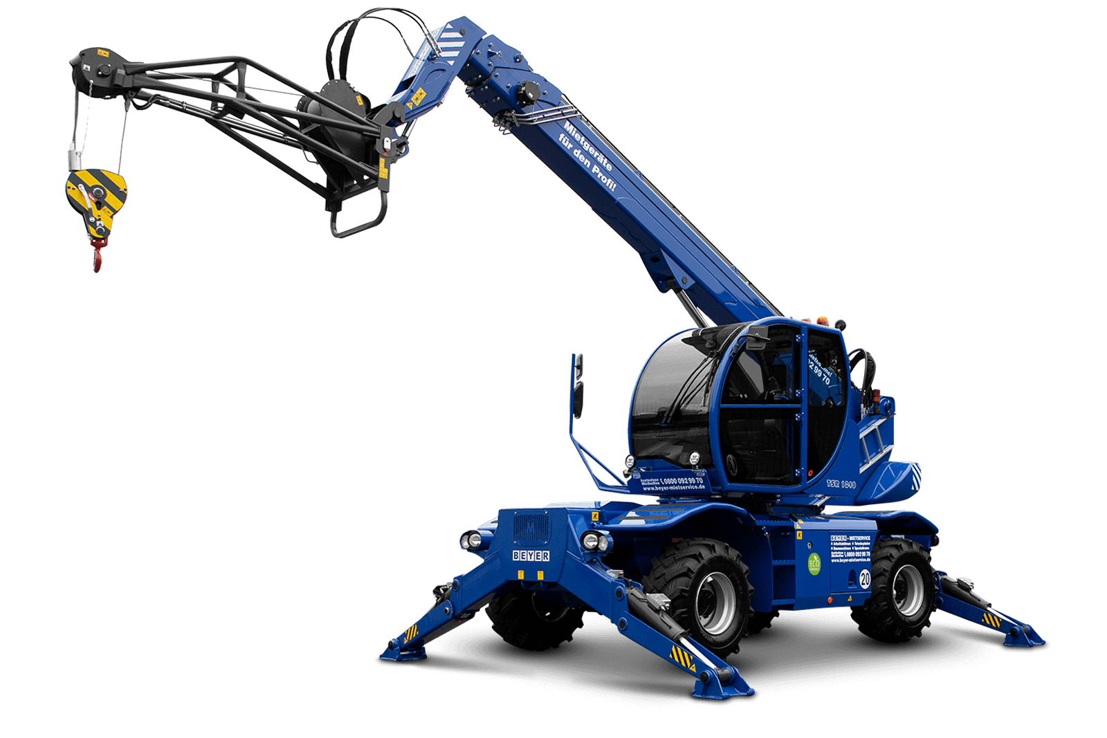 TSR 1840 mit Gittermast Winde 2 t mieten – 4
