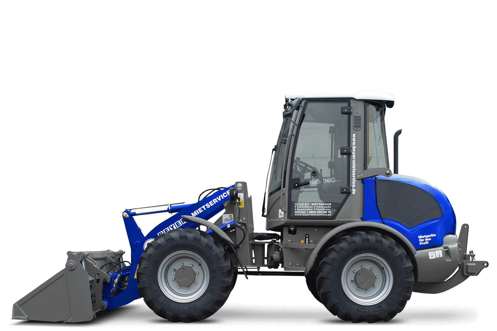 RL 100 mit 4 in 1 Schaufel mieten – 2