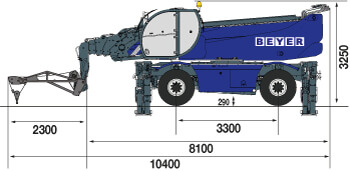 TSR 3580 mit Gittermast-Winde 2 t mieten – 4