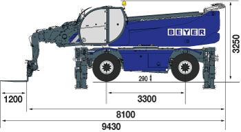 TSR 3580 mit Arbeitskorb 1000 kg mieten – 4