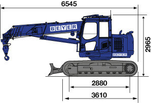 Raupenkran RC 167.6 D K mieten – 4