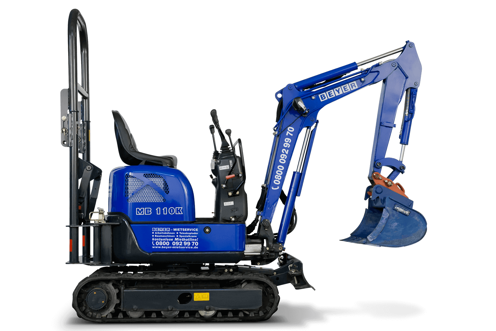 Minibagger MB 110 K mieten – 2