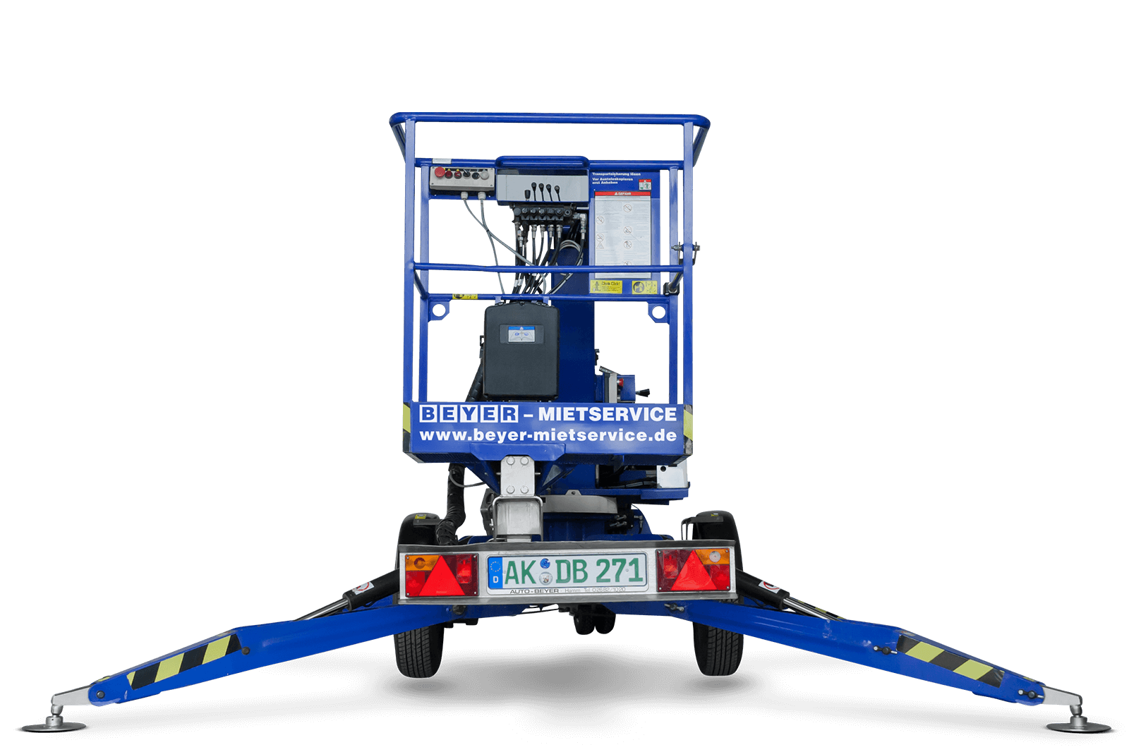 Anhängerarbeitsbühne AB 122 GTE mieten – 2