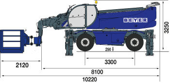 TSR 3580 mit Arbeitskorb 500 kg mieten – 4