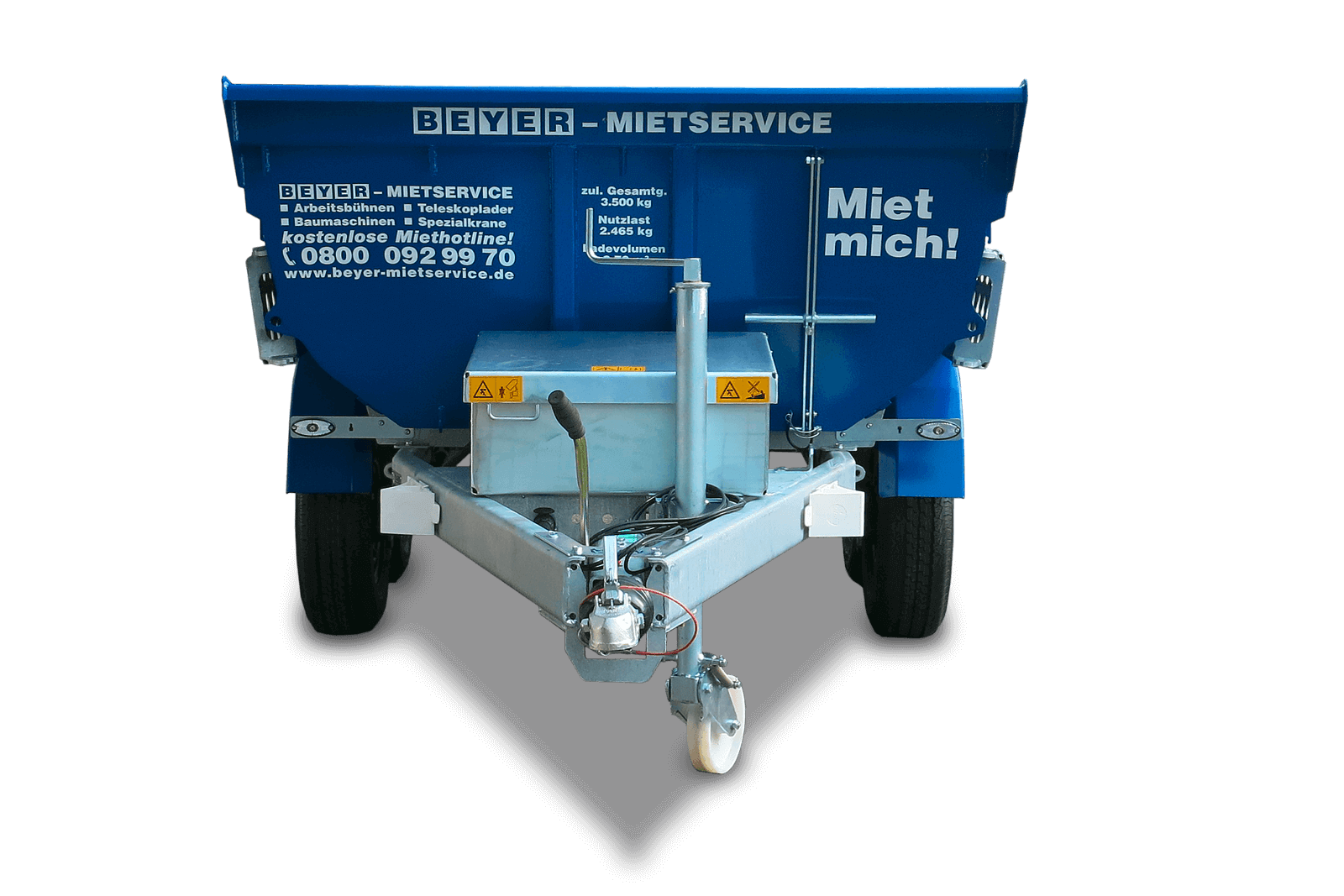 Kippmuldenanhänger KMA 350 mieten – 3