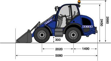 RL 75 mit Leichtgutschaufel mieten – 3