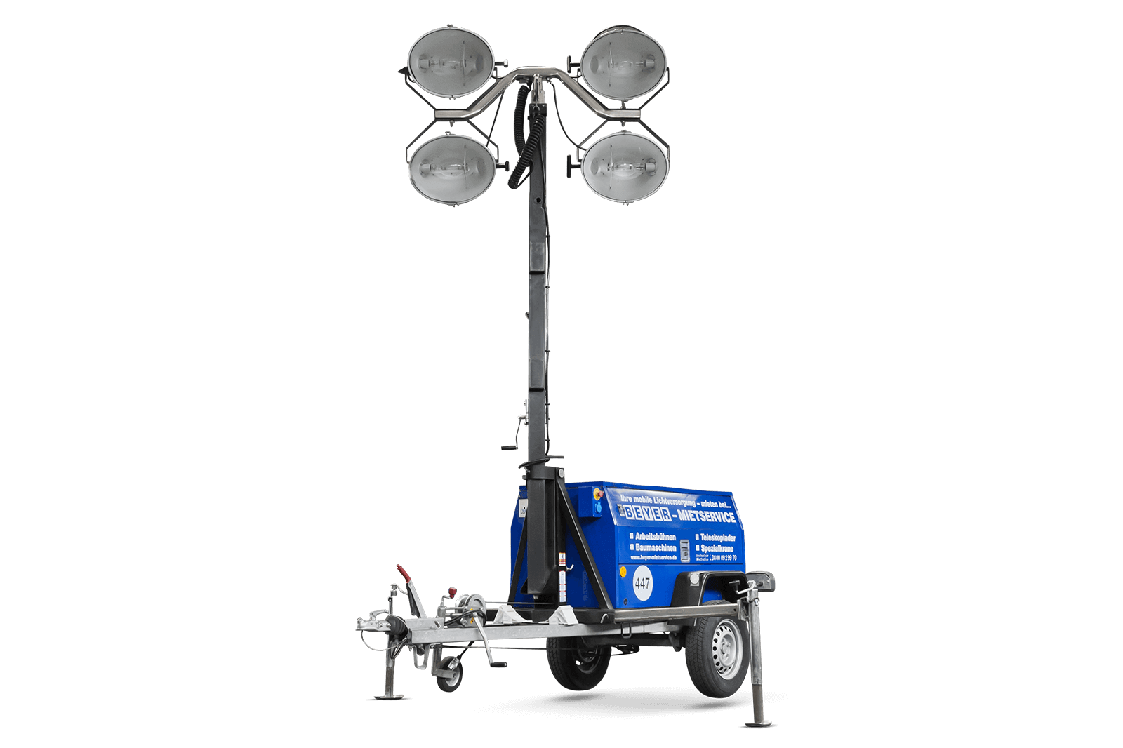Beleuchtungsmast LT 40/9 M mieten – 2