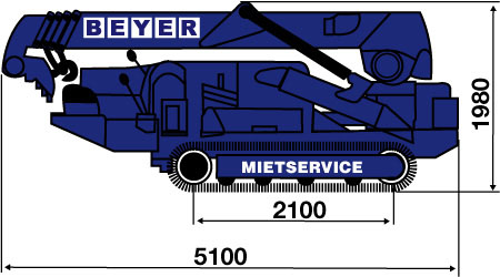 Spezialkran MC 168.4 D/E K mieten – 3