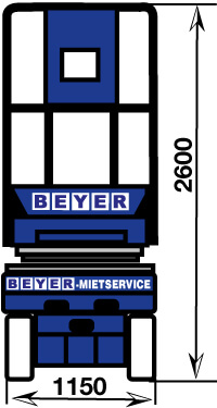 Scheren-Hubarbeitsbühne SB 140 E mieten – 4