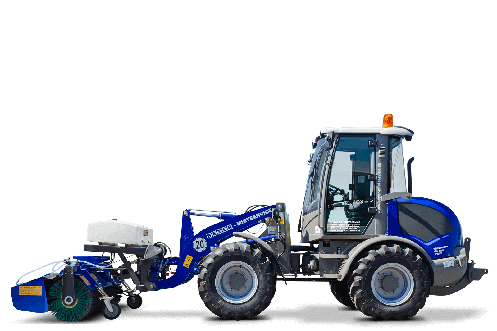 RL 100 mit Kehrmaschine mieten – 2