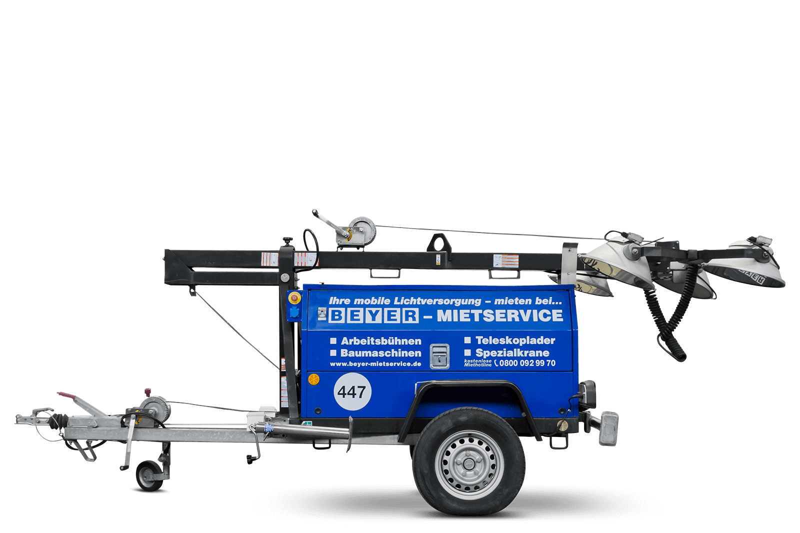 Beleuchtungsmast LT 40/9 M mieten – 3