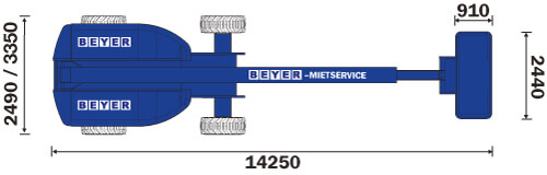 Diesel-Teleskophebebühne TB 402 KD mieten – 4
