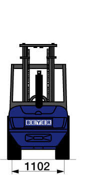 Geländestapler FS 35 GDB-470 mieten – 3