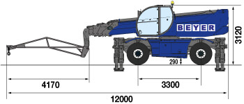 TSR 2670 mit Gittermast 0,6 t mieten – 4