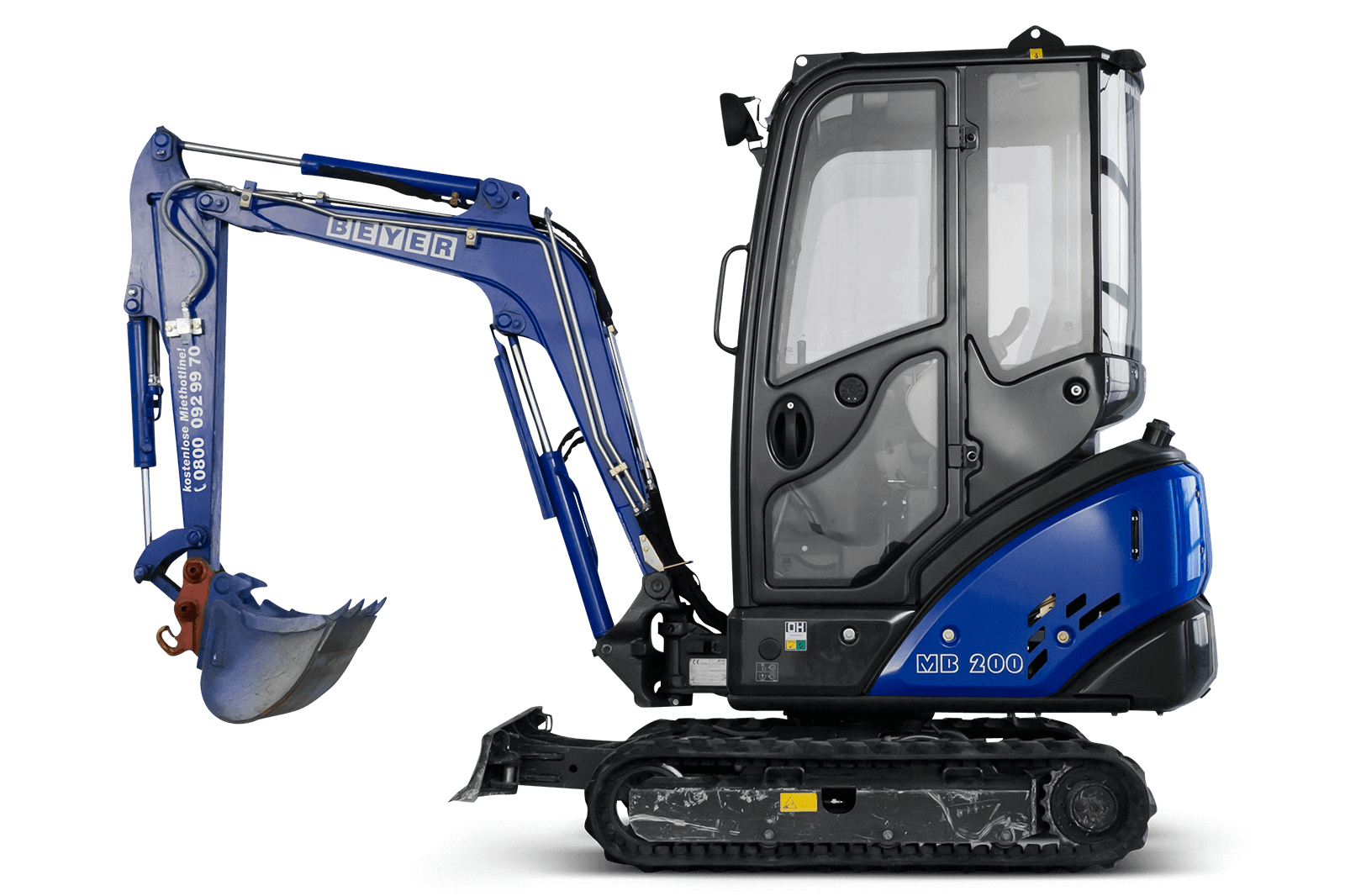 Minibagger MB 200 mieten – 4