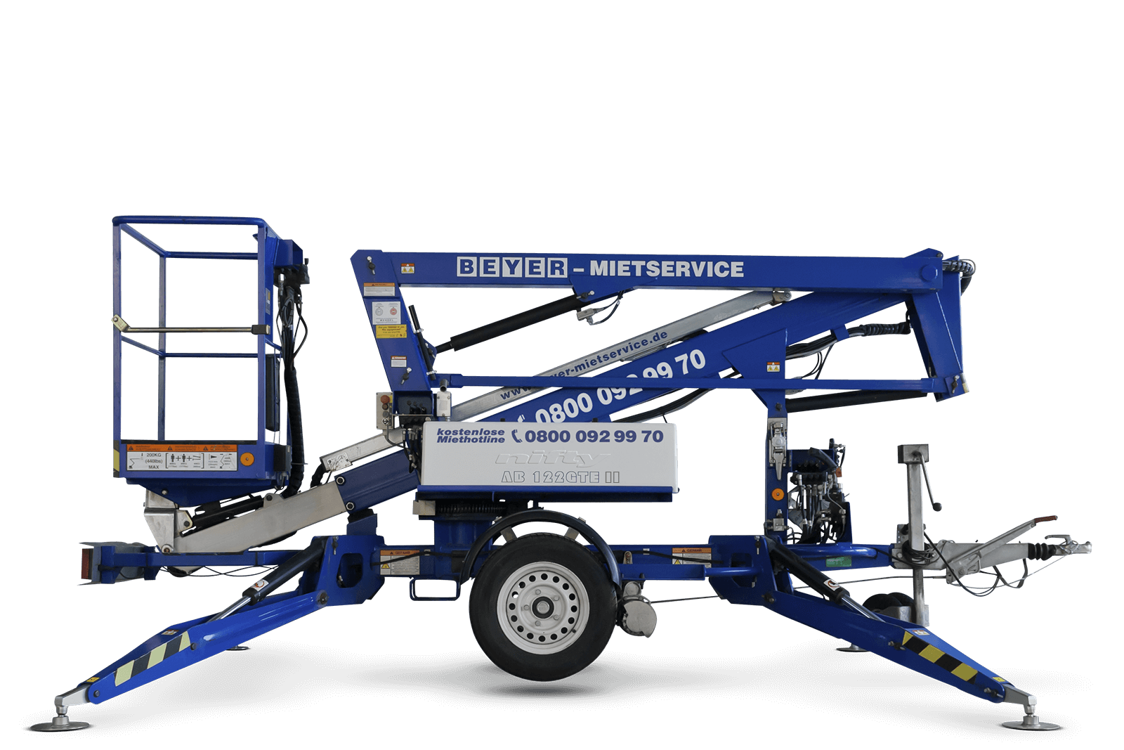 Anhänger-Arbeitsbühne AB 122 GTE II mieten – 4