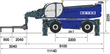 TSR 3580 mit teleskopierbarem Kranarm mieten – 4
