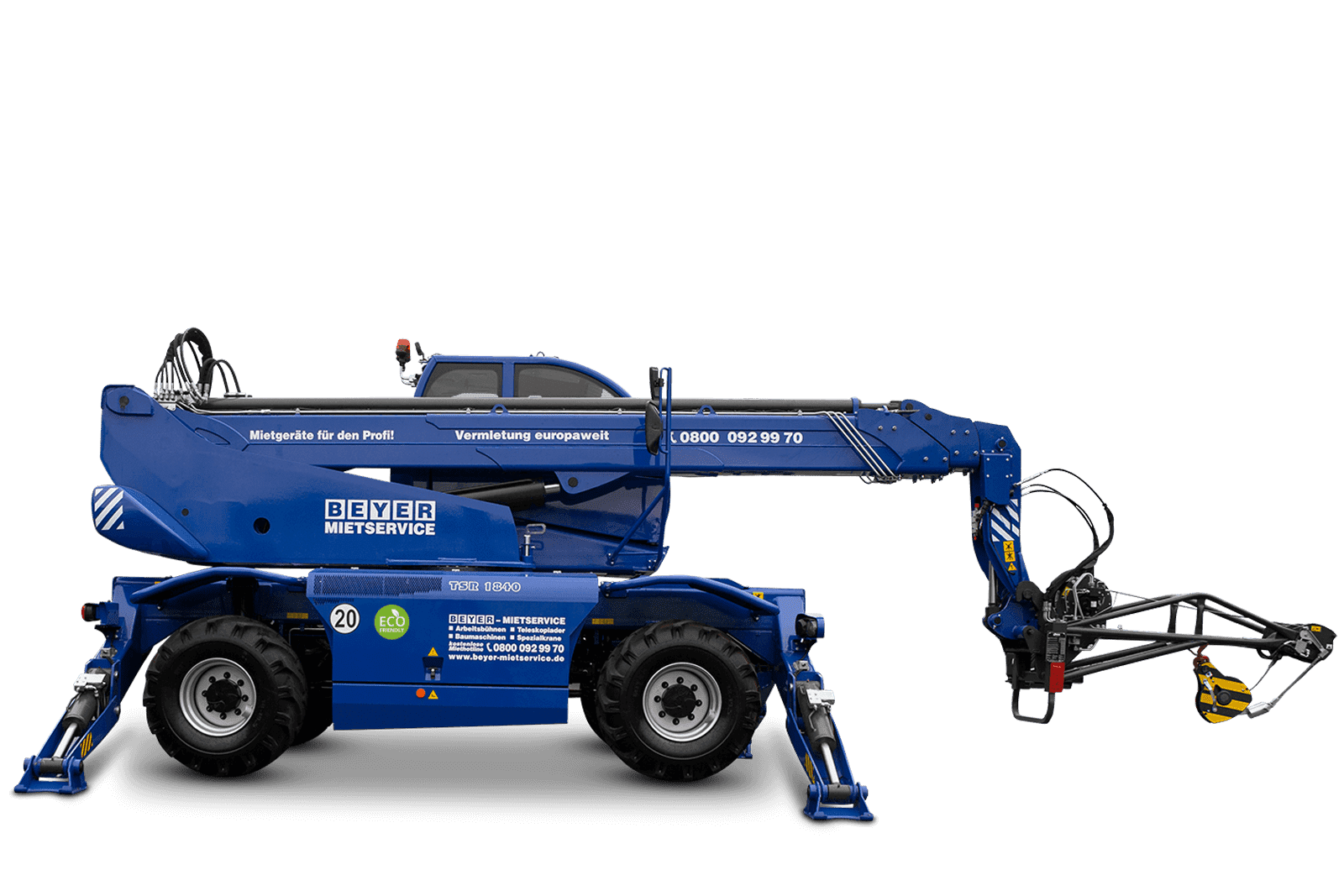 TSR 1840 mit Gittermast Winde 2 t mieten – 3