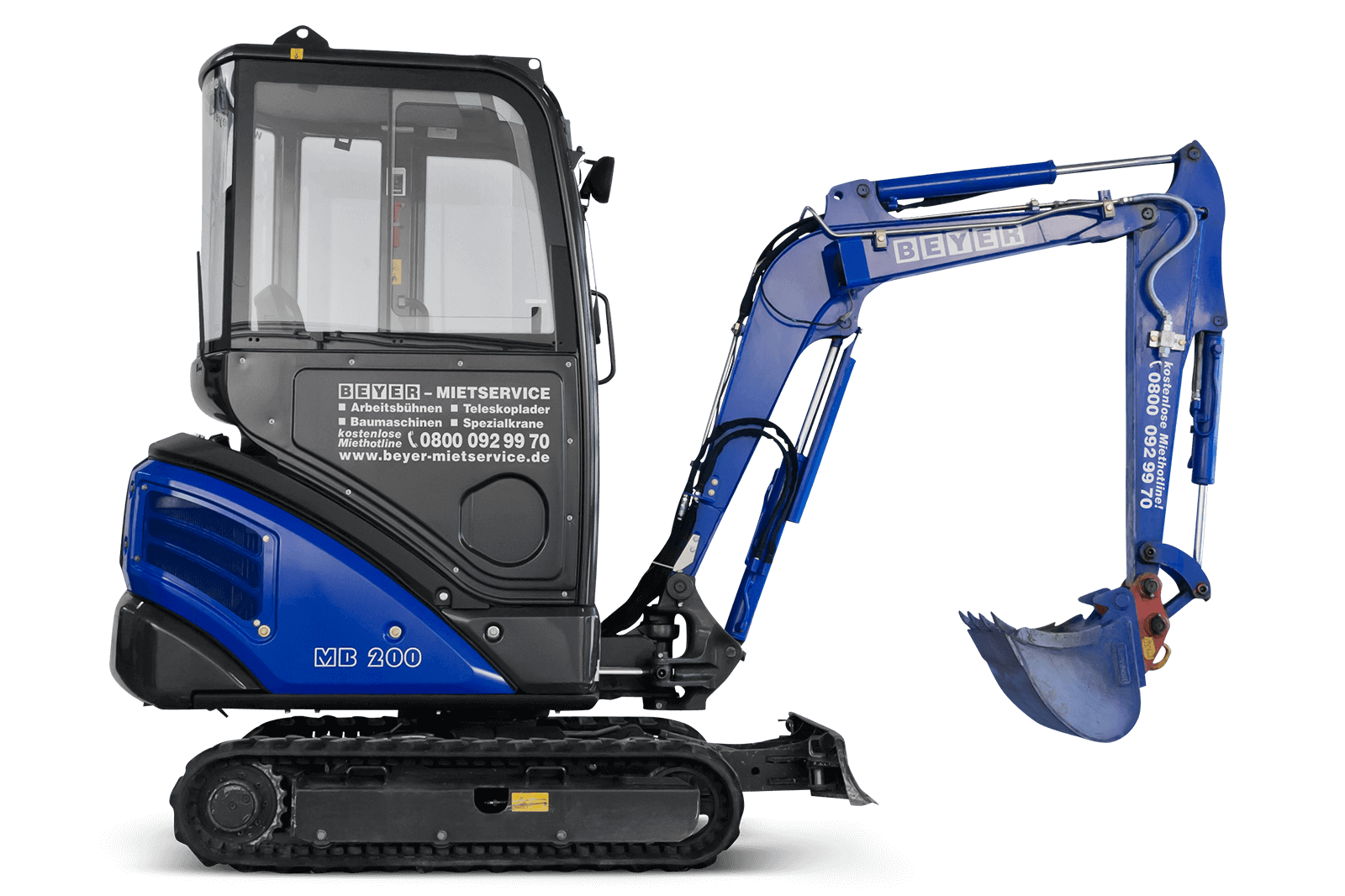 Minibagger MB 200 mieten – 2