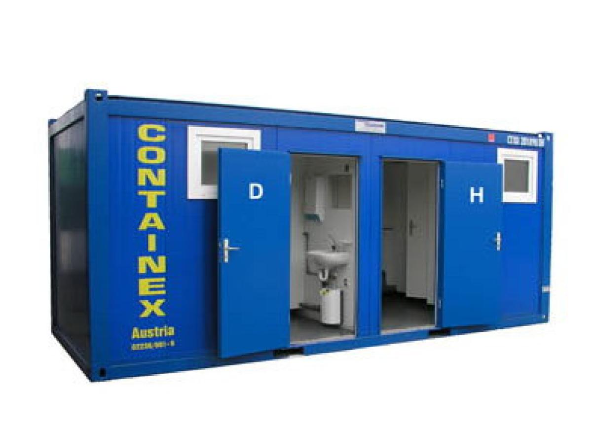 Containex Sanitärcontainer SA20 mieten
