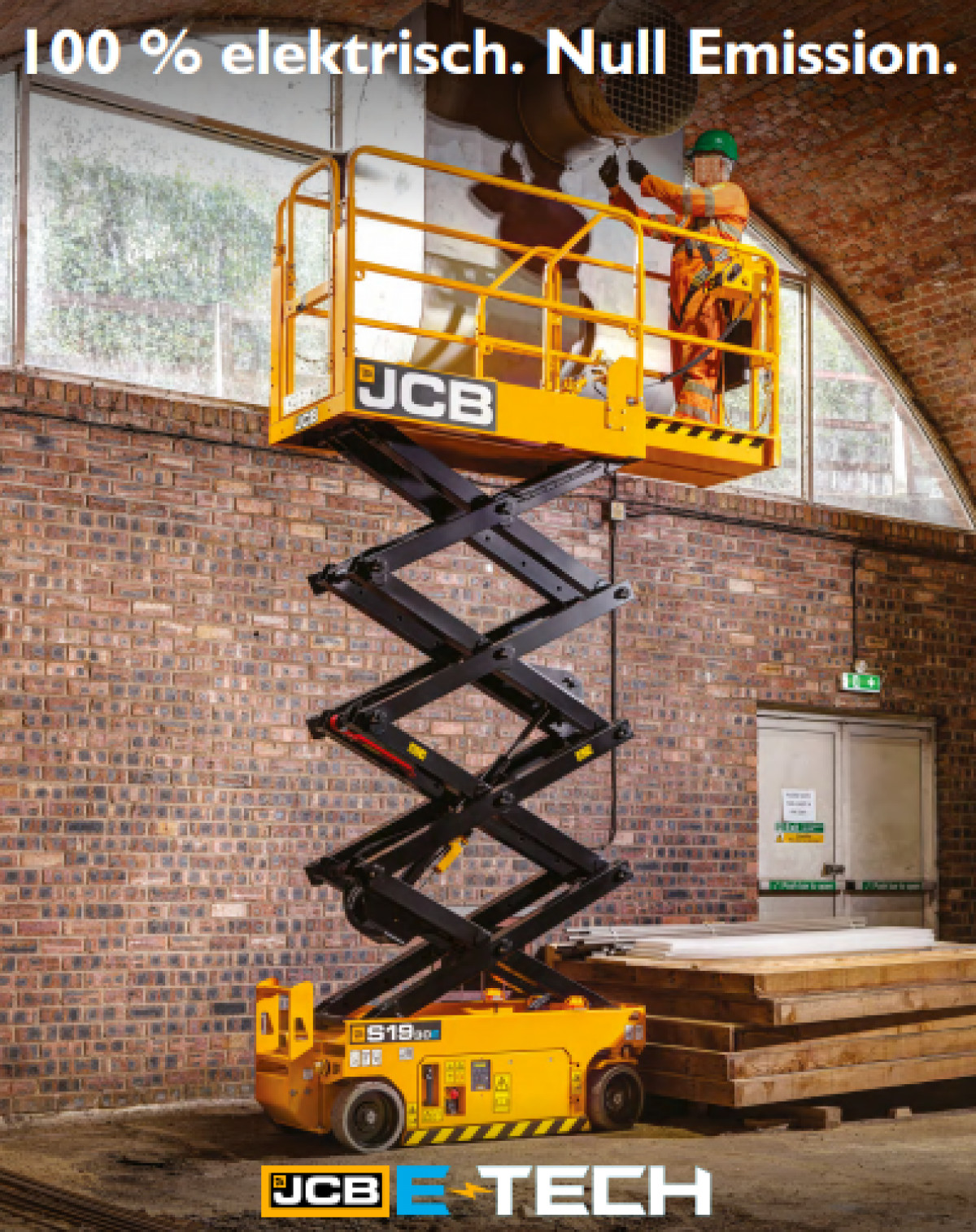 Scherenarbeitsbühne JCB S2032E mieten – 2