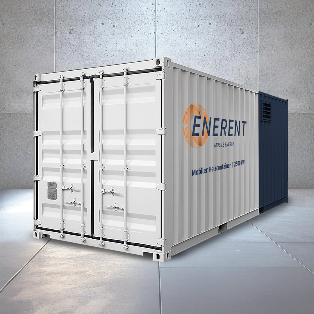 Mobiler Heizcontainer ERHCO2500V – 2.500 kW mieten – 2