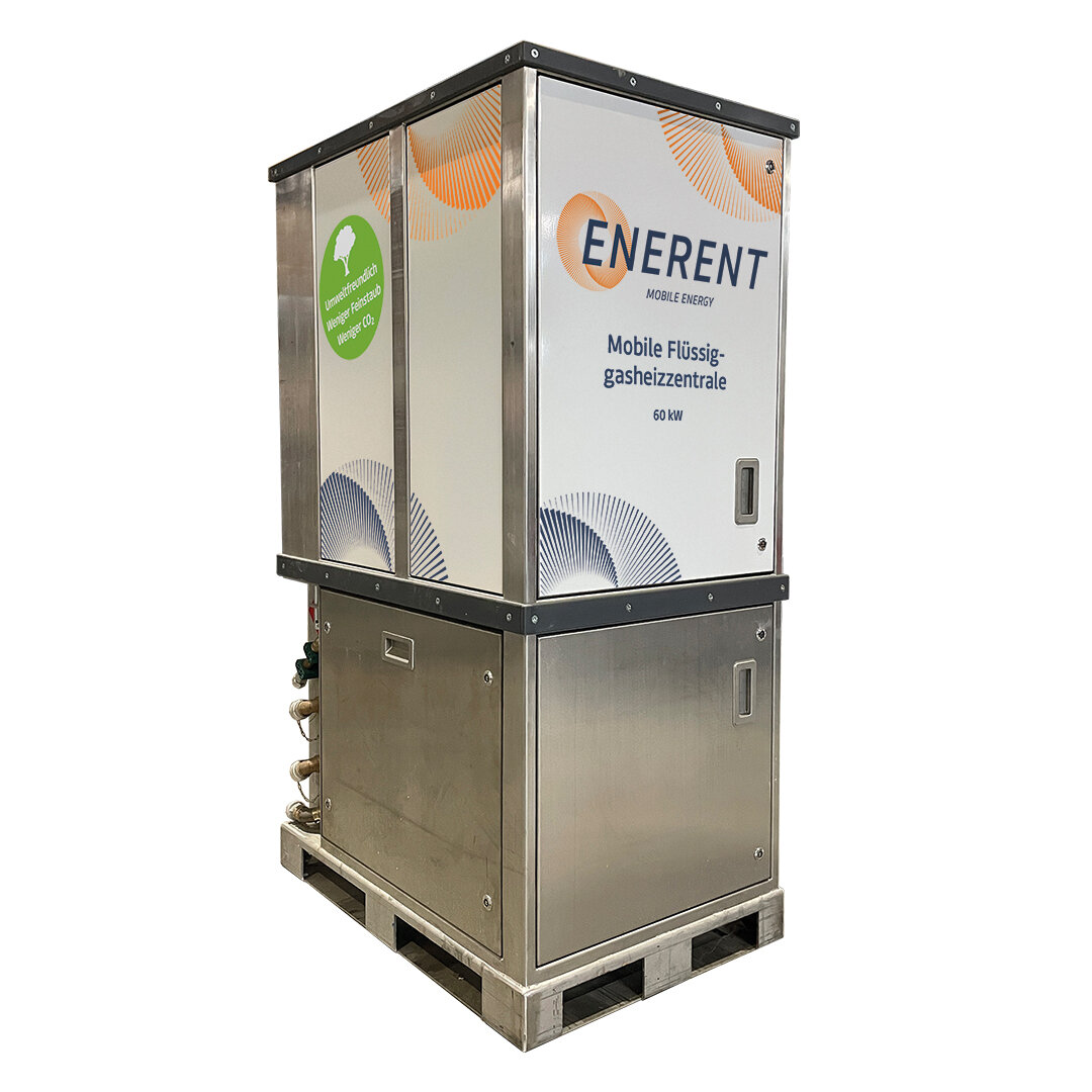 Mobiler Heizcontainer ERHZE60FGM – 60 kW mieten