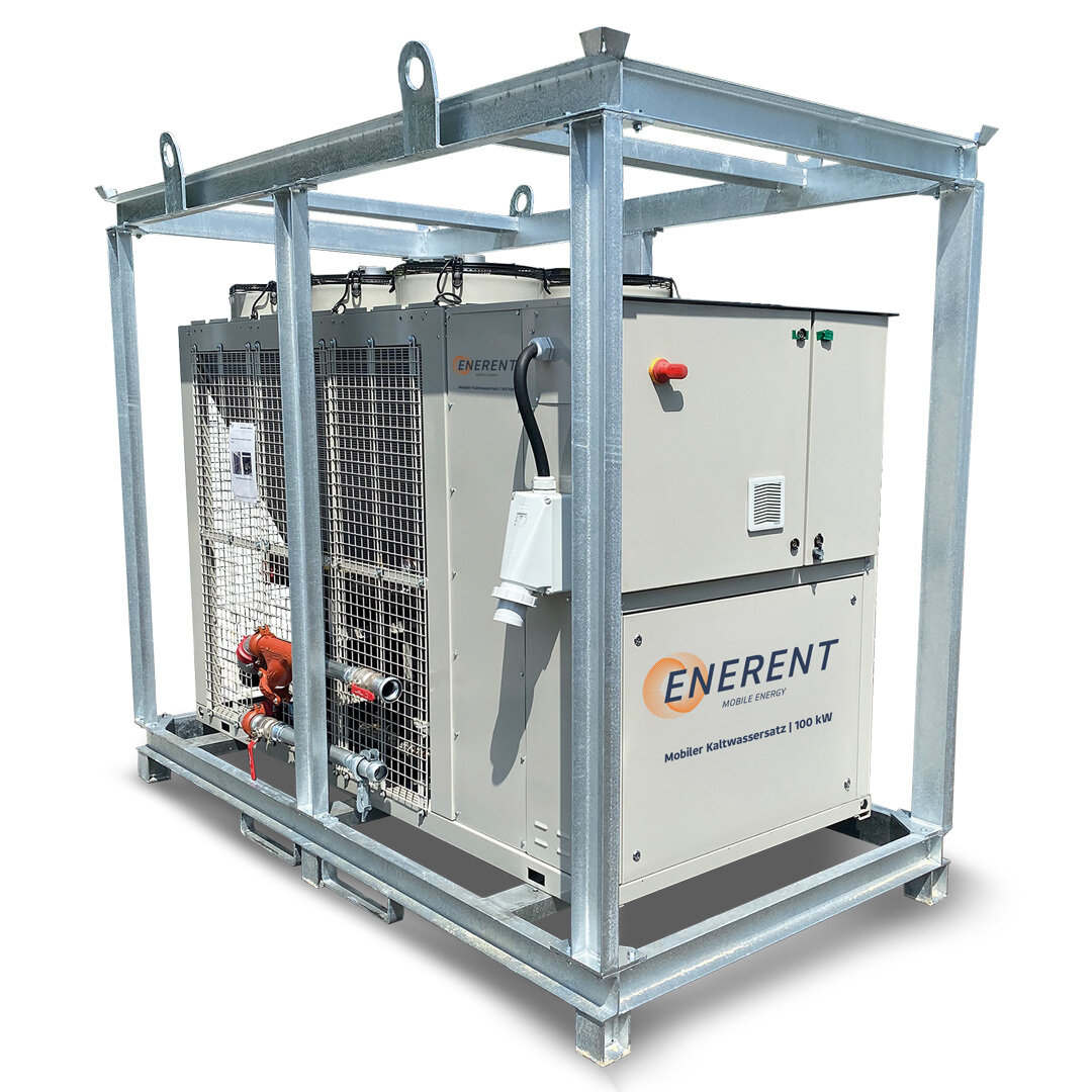 Mobiler Kaltwassersatz ERKZE100M – 100 kW mieten
