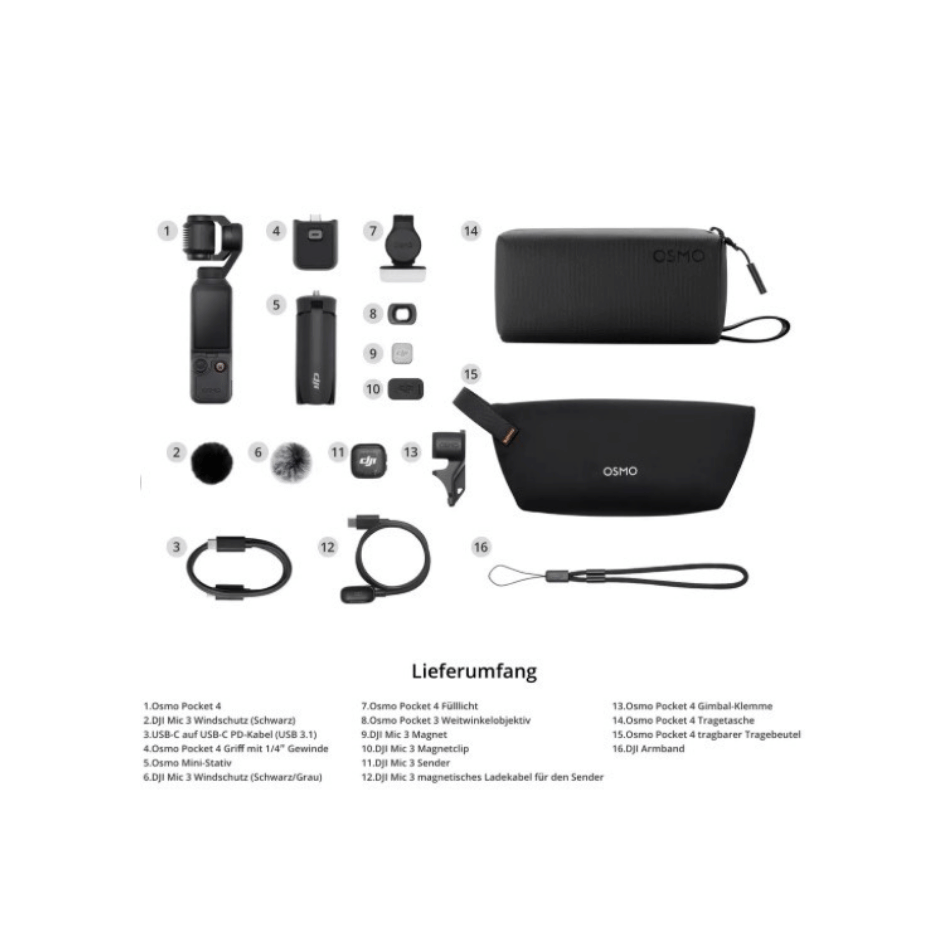 DJI Pocket 4 Kreativ Combo mieten – 2