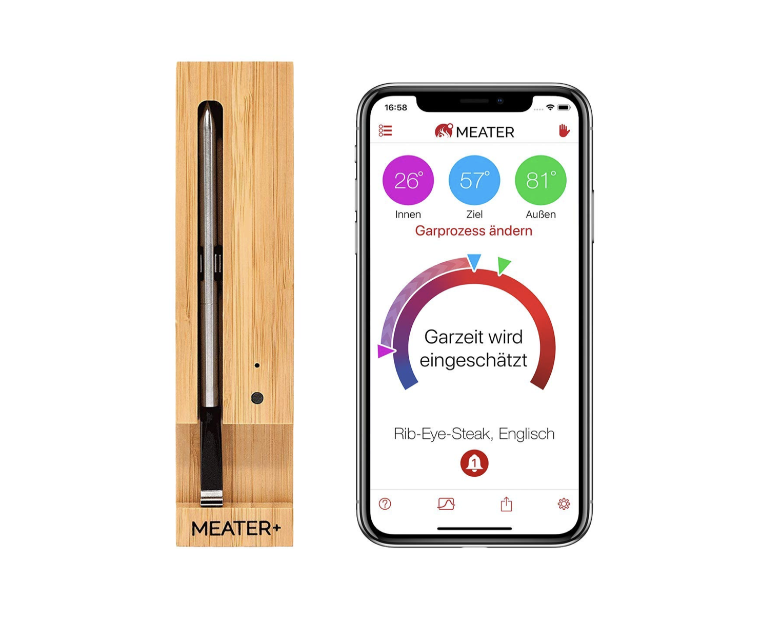 Meater+ | Fleisch Thermometer mieten