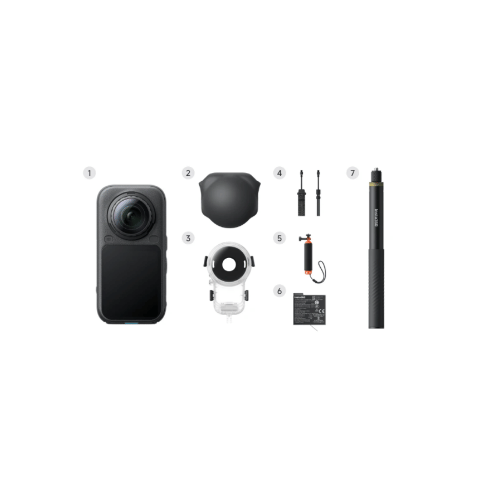 Insta360 X6 Tauch-Bundle mieten