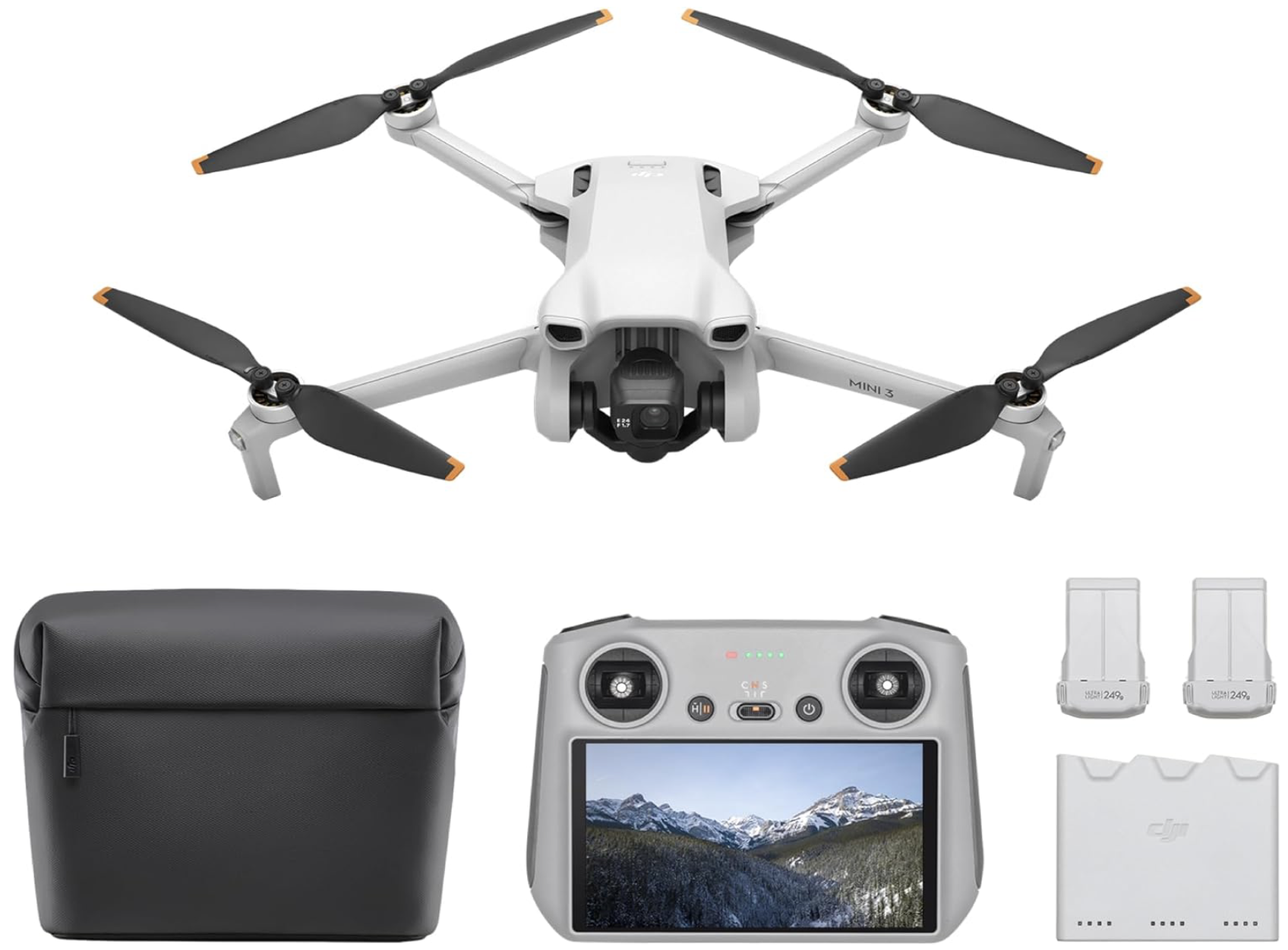 DJI Mini 3 Fly More Combo (Smartcontroller) mieten