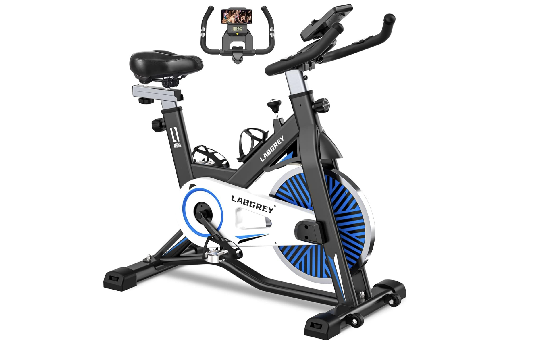 LABGREY Heimtrainer, Fitness Fahrrad für Zuhause mieten