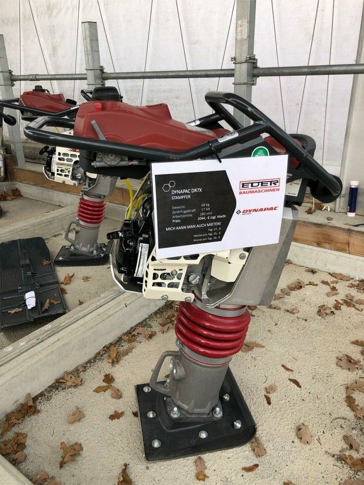 Stampfer 68kg Dynapac DR7X mieten in Tuntenhausen bei EDER GmbH – 2