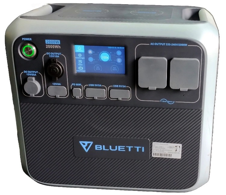 Powerstation Bluetti AC200P 2000 Wh mieten – München/Fürstenfeldbruck, ab 65 €/Tag