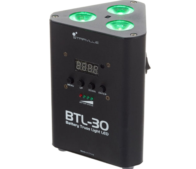 Akku LED PAR Scheinwerfer RGBW mieten – München/Fürstenfeldbruck, ab 19 €/Tag