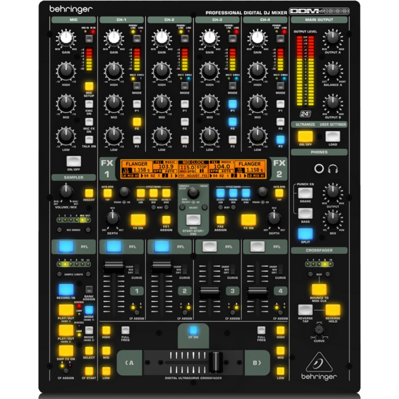 DJ-Mischpult Behringer DDM4000 mieten – München/Fürstenfeldbruck, ab 29 €/Tag