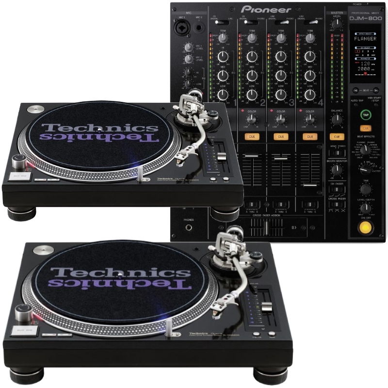 DJ-Set 2x Technics 1210 + Pioneer DJM-800 mieten – München/Fürstenfeldbruck, ab 128 €/Tag