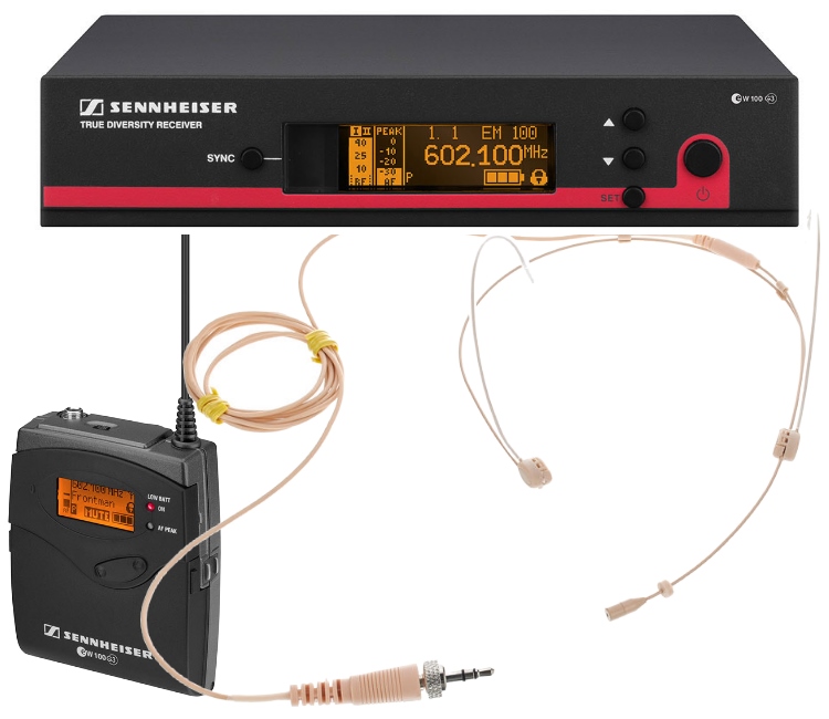 Sennheiser Funkstrecke mit Headset mieten – München/Fürstenfeldbruck, ab 48 €/Tag