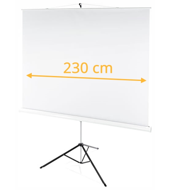 Beamer-Stativleinwand 2,3 x 2,3 m mieten – München/Fürstenfeldbruck, ab 35 €/Tag