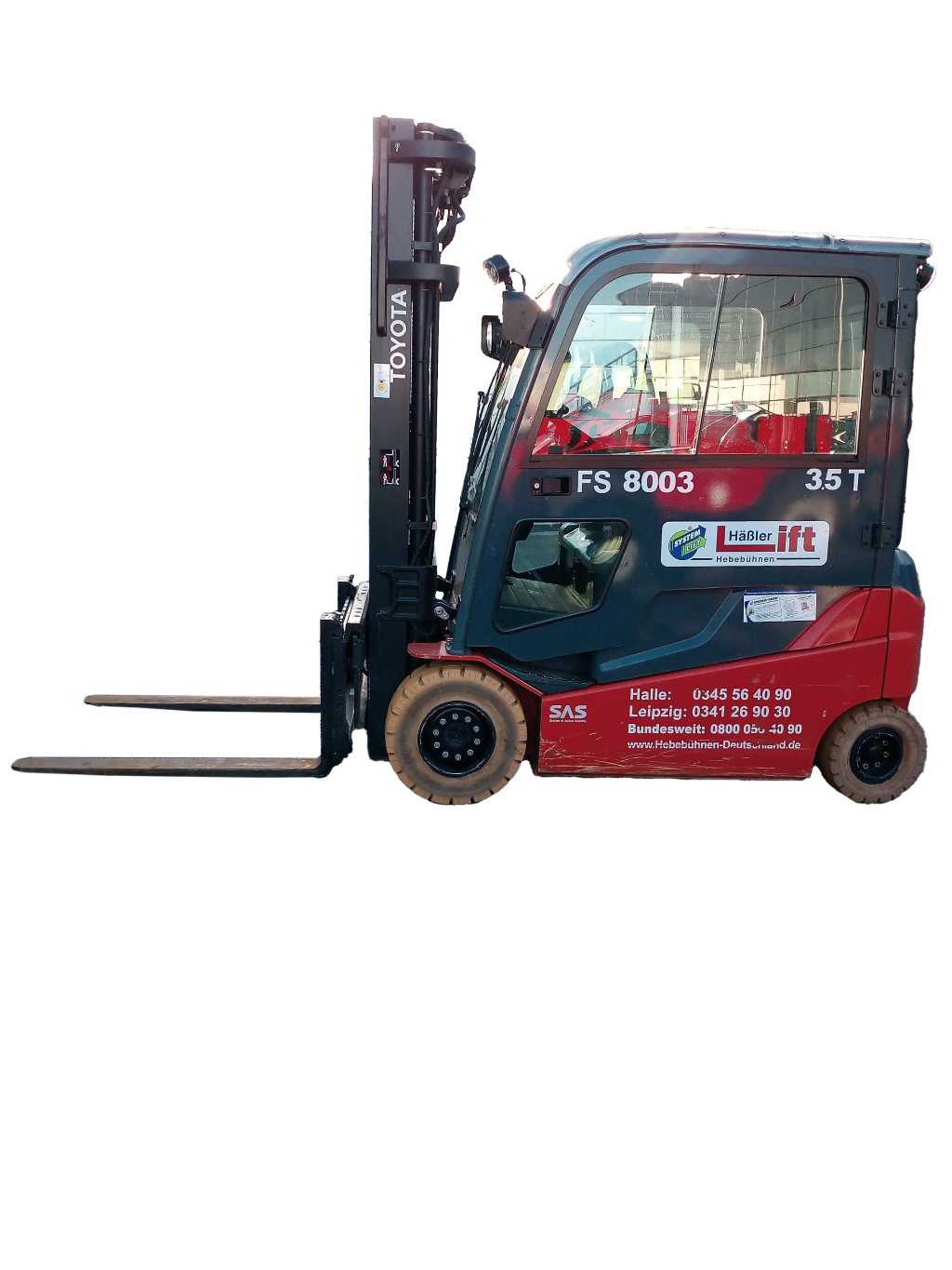 Frontstapler 3,5 t mieten – Elektro, Halle/Leipzig/Köthen