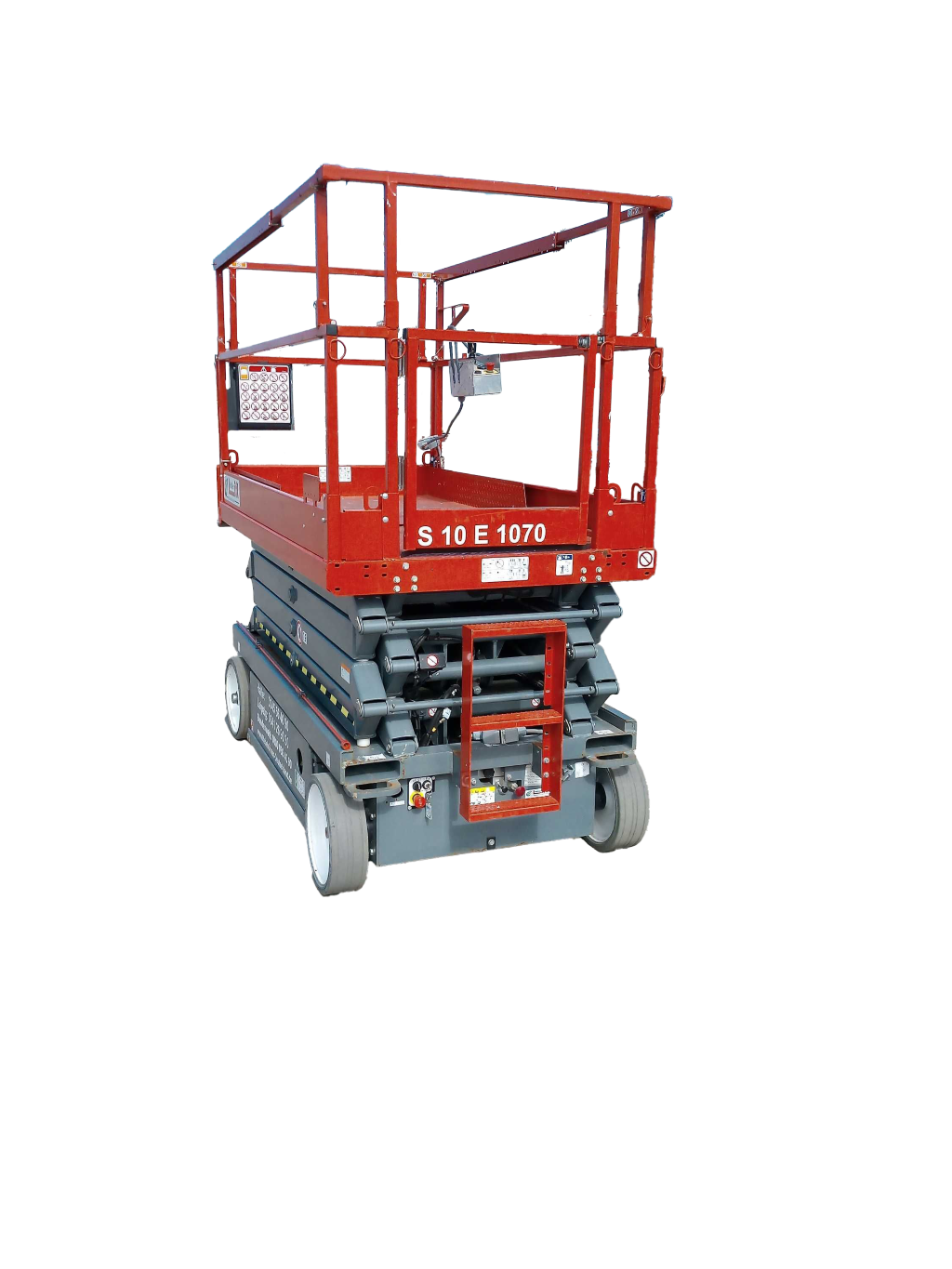 Scherenarbeitsbühne 9,90 m mieten – Elektro, 454 kg Nutzlast, Halle/Leipzig/Köthen