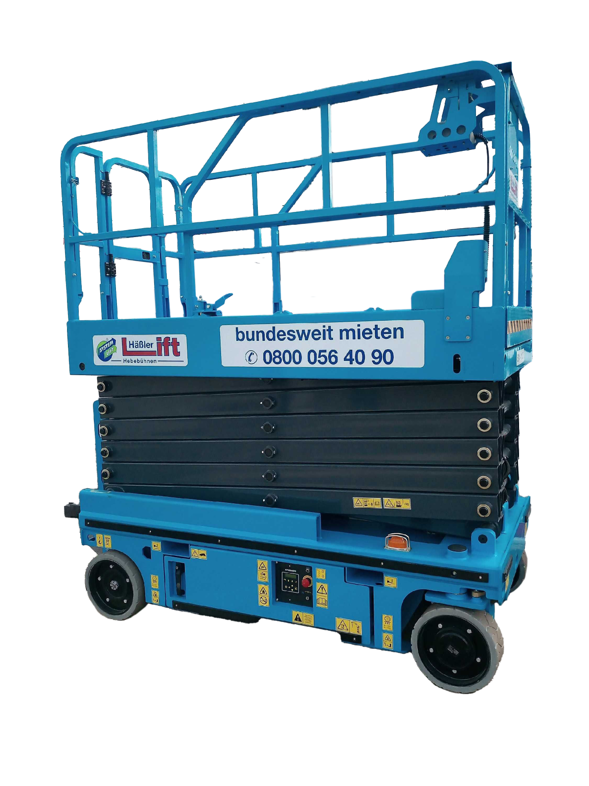 Scherenarbeitsbühne 13,90 m mieten – Elektro, Halle/Leipzig/Köthen