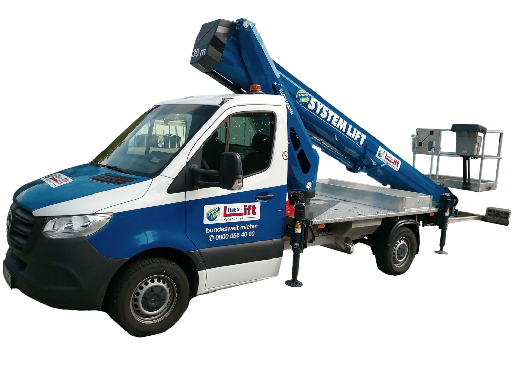 LKW-Arbeitsbühne 30 m mieten – Halle/Leipzig/Köthen