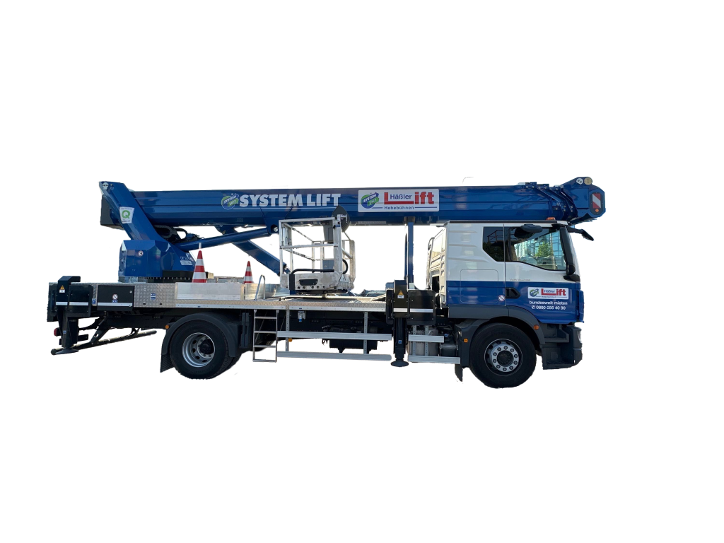 LKW-Arbeitsbühne 51 m mieten – Diesel, Halle/Leipzig/Köthen