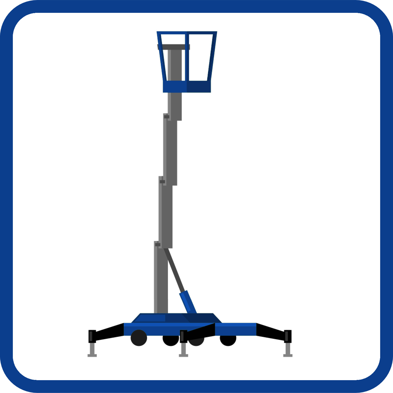 Personenlift 11 m mieten , 159 kg Nutzlast, Halle/Leipzig/Köthen