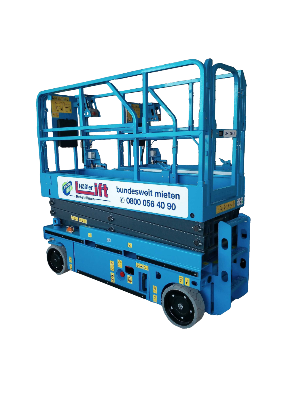 Scherenarbeitsbühne 8,30 m mieten – Elektro, 380 kg Nutzlast, Halle/Leipzig/Köthen