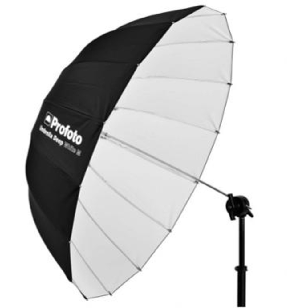 Profoto Blitzschirm Deep White M (weiß, 105cm) mieten – ab 12 € netto/Tag