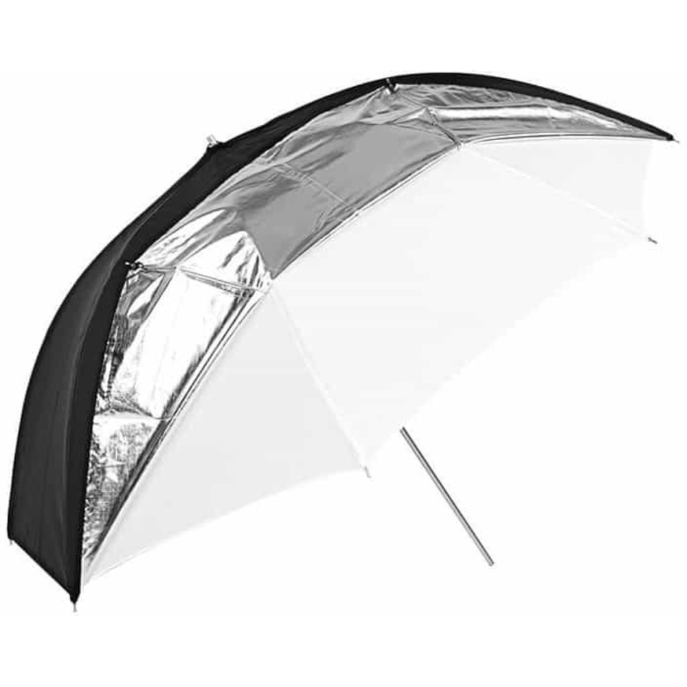 Calumet Schirm 84cm, silber mieten – 12 Filialen + Versand, ab 11 € netto/Tag