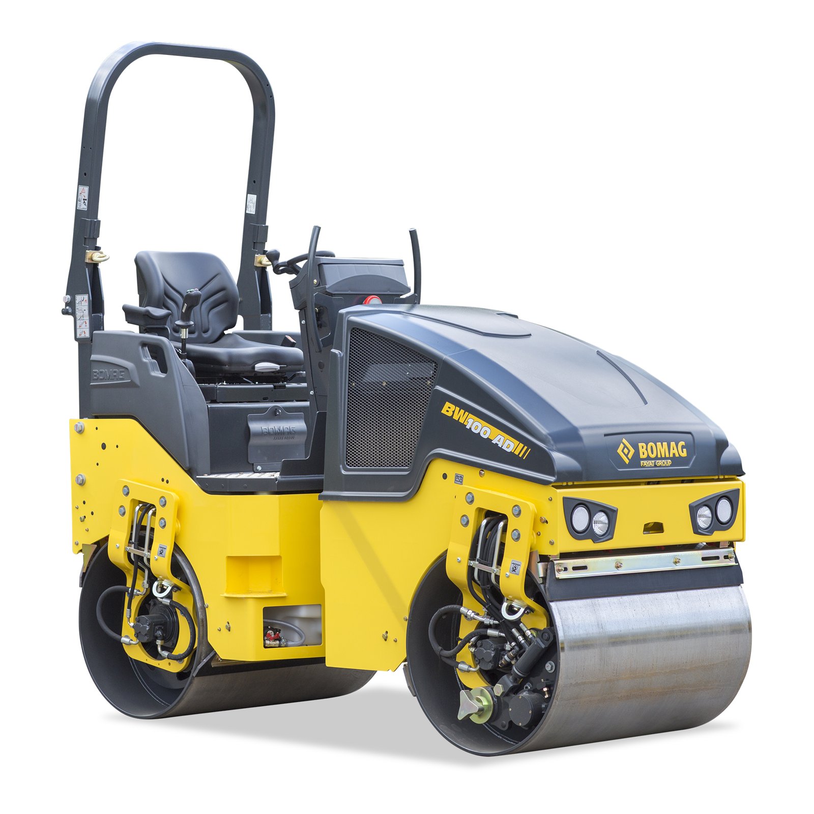 Bomag BW 100 AD-5 mieten – Tandem-Vibrationswalze, Bandage 1,0 m, ab 113 € netto/Tag